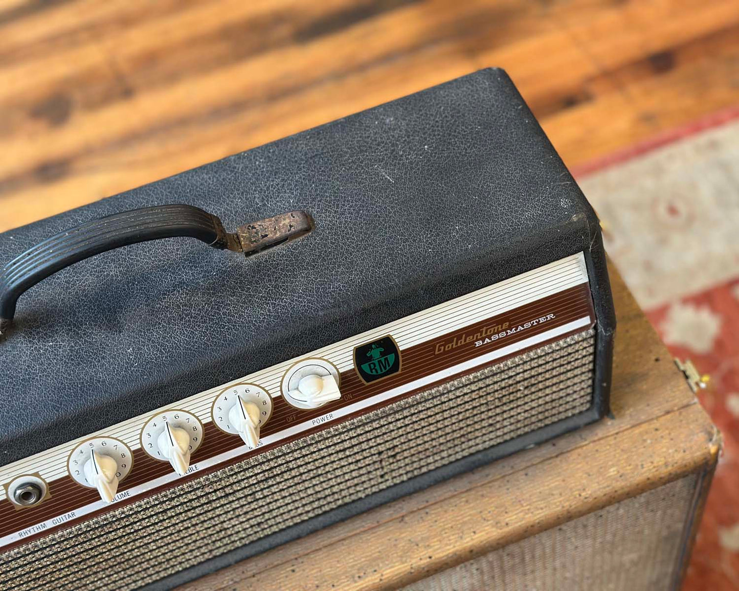 1966 Goldentone 1756 Bassmaster 40 'Fliptop' Head & Cabinet