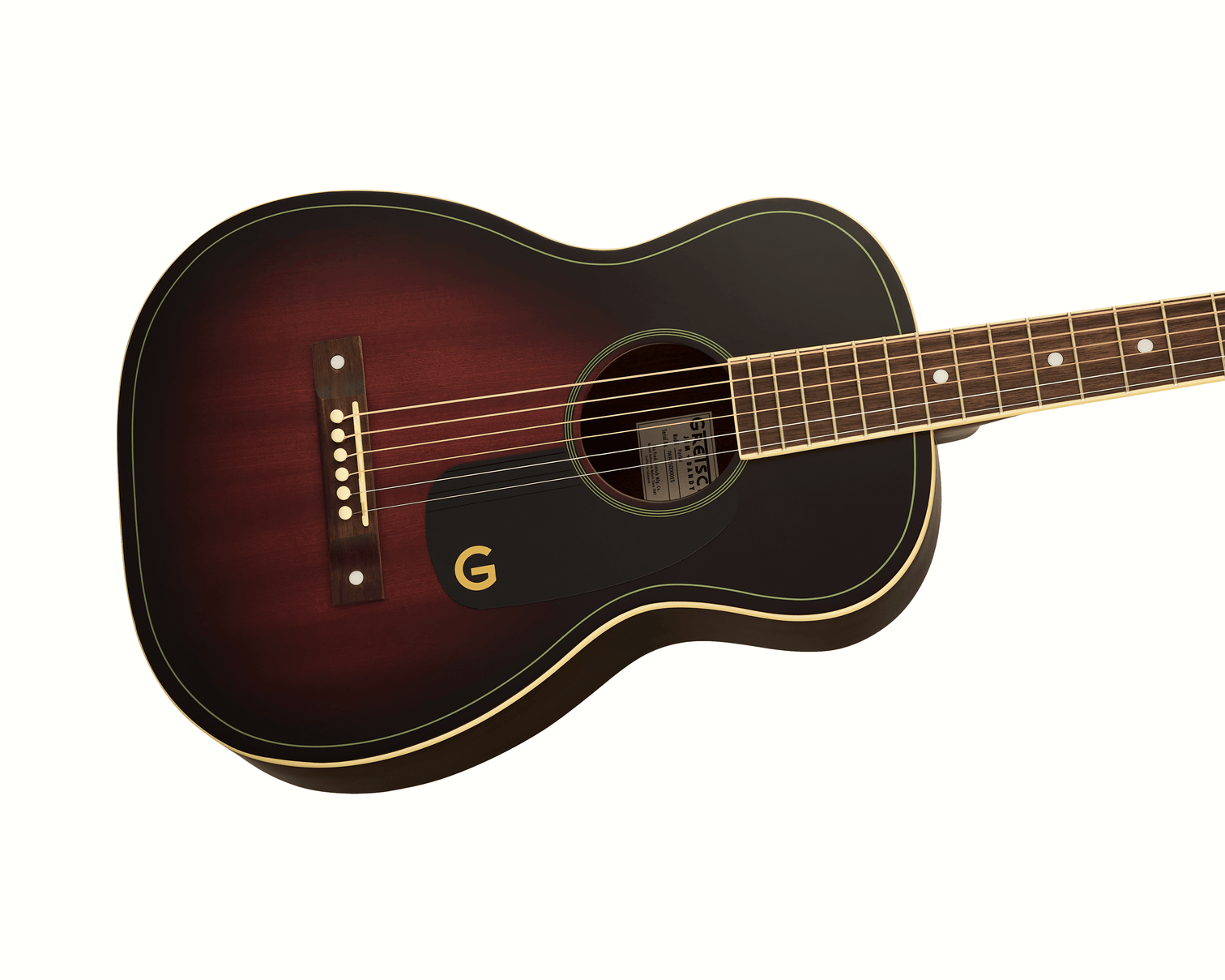 Gretsch Jim Dandy Parlour Walnut Deep Cherry Burst
