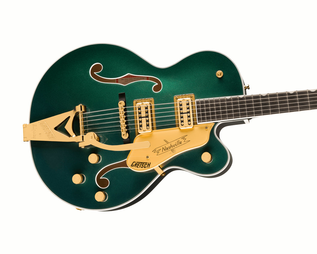 Gretsch Nashville Hollow Body with String-Thru Bigsby and Gold Hardware, Ebony Fingerboard - Cadillac Green