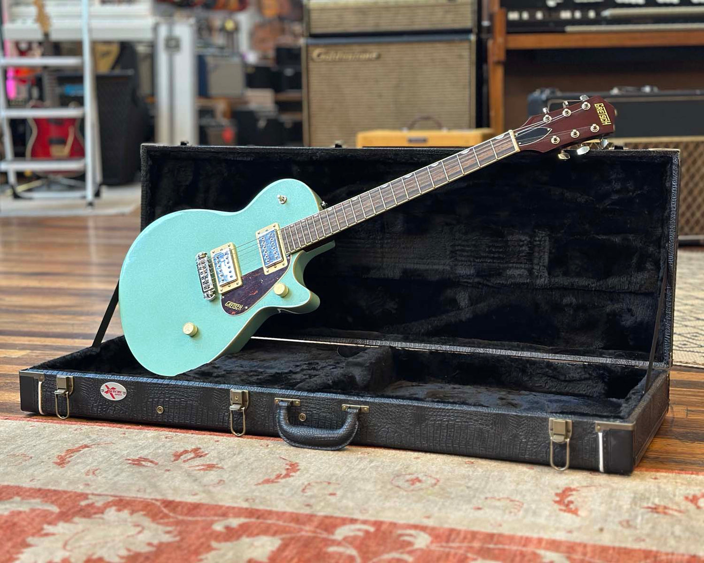 Gretsch Streamliner Jet Club Single-Cut in Mint Metallic with Hard Case