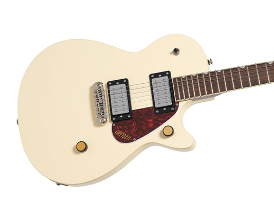 Gretsch Streamliner Jet Club Single-Cut with Wraparound, Laurel Fingerboard, Vintage White