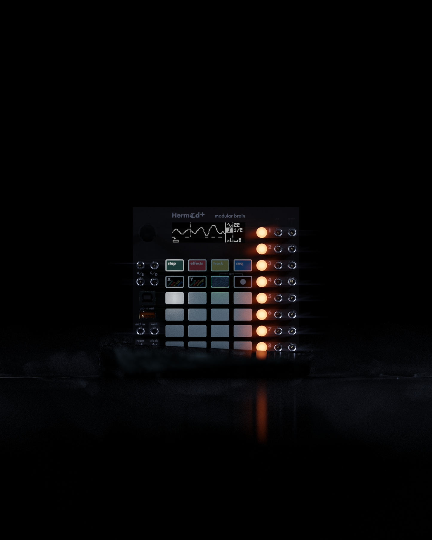Squarp Instruments Hermod+ Modular Brain Sequencer & MIDI-CV Converter