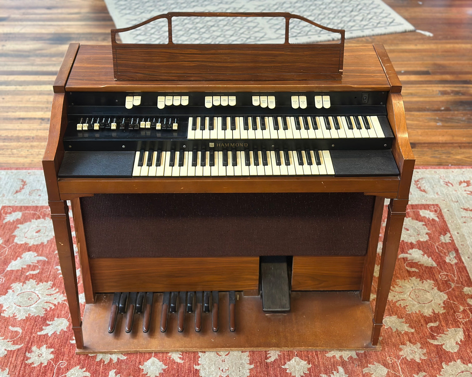 鍵盤楽器 1960 Hammond L-112 Tonewheel Organ USA 1960s Hammond L-112 Tonewheel Organ - Made in USA – Found Sound