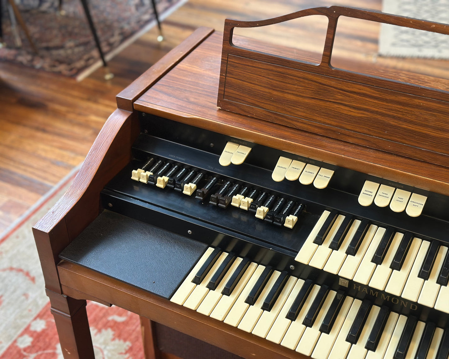 1960s Hammond L-112 Tonewheel Organ - Made in USA