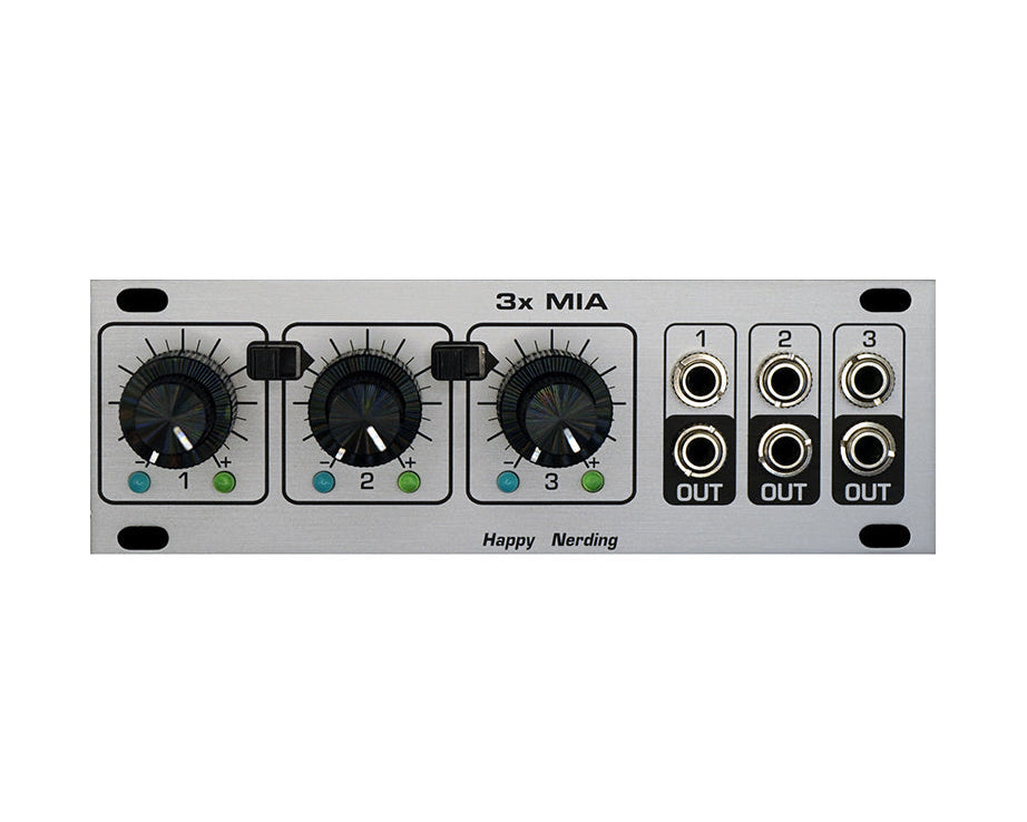 Happy Nerding 3xMIA 1U - Silver