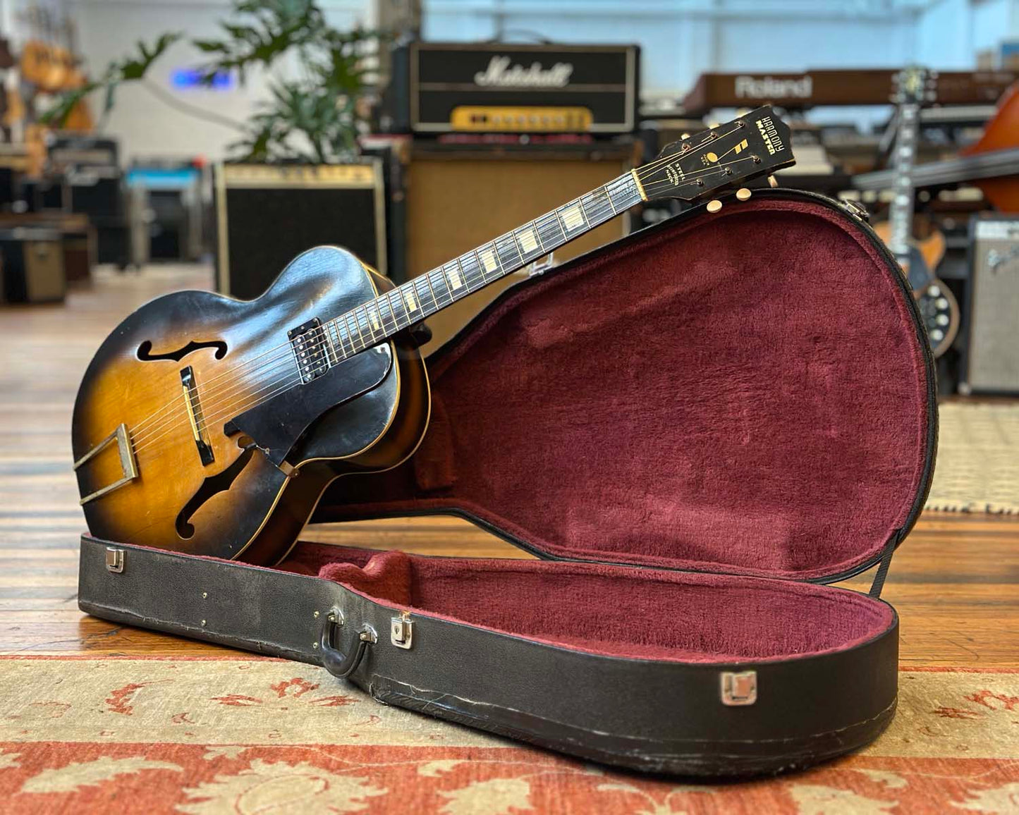 1957 Harmony H945 Master Archtop - Modified