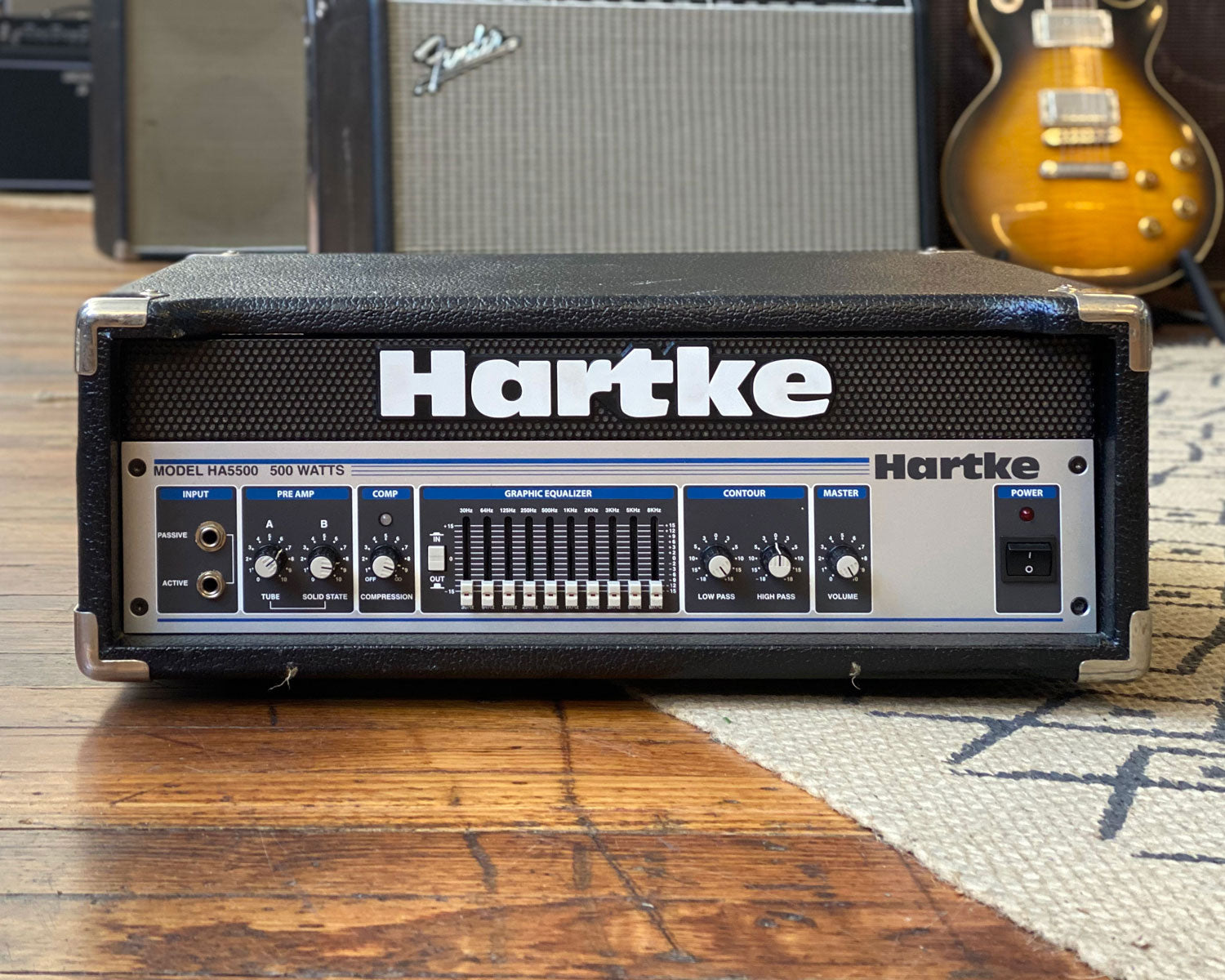 Hartke HA5500 ベース用アンプ 500W Yahoo!オークション - HARTKE HA5500 500W Bass Amp Hed 美品