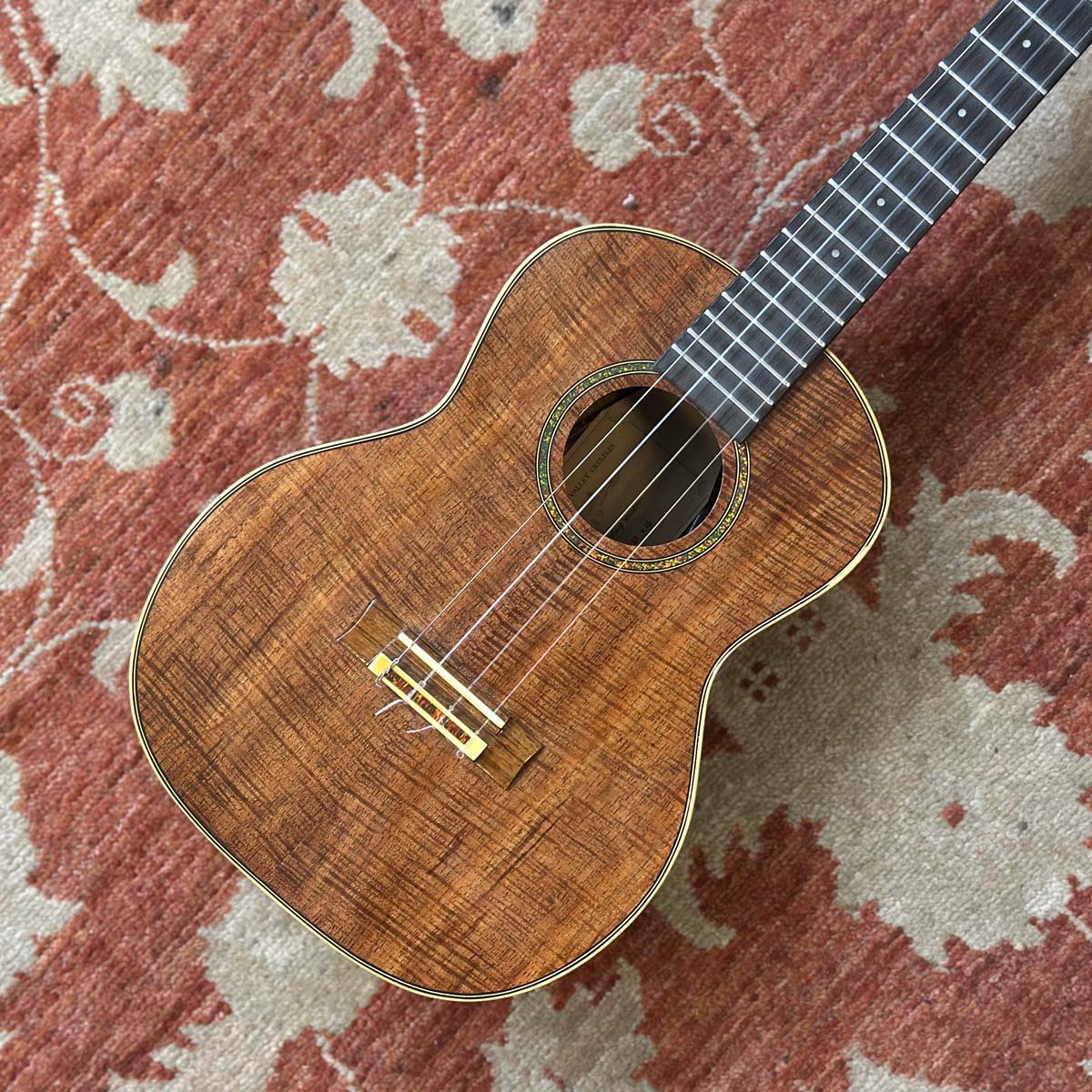 Hindmarsh Valley Ukuleles Custom Order Baritone Uke - Flamed Koa #16 - w/ HSC