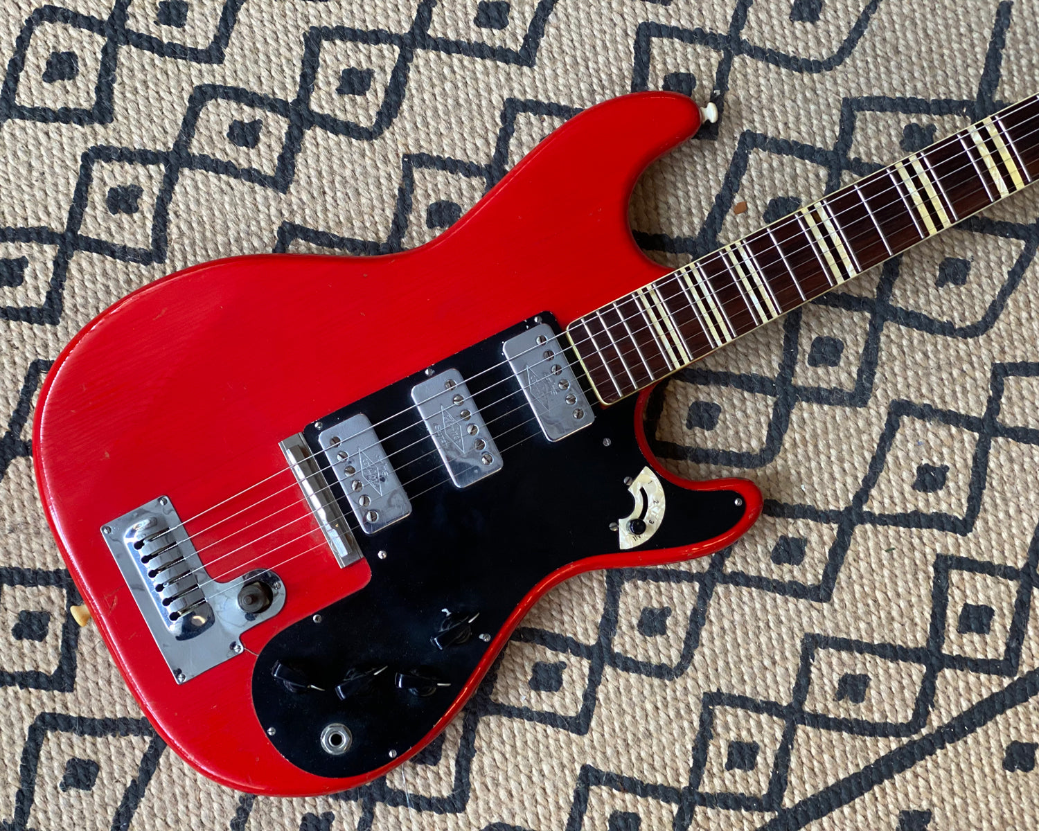  60s Hofner 173 Super Solid III Red w/ OHSC 