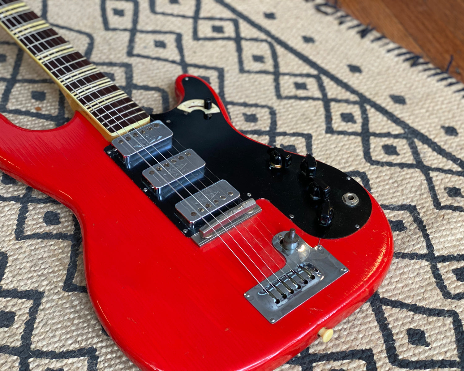 60s Hofner 173 Super Solid III - Red w/ OHSC 🇩🇪 – Found Sound