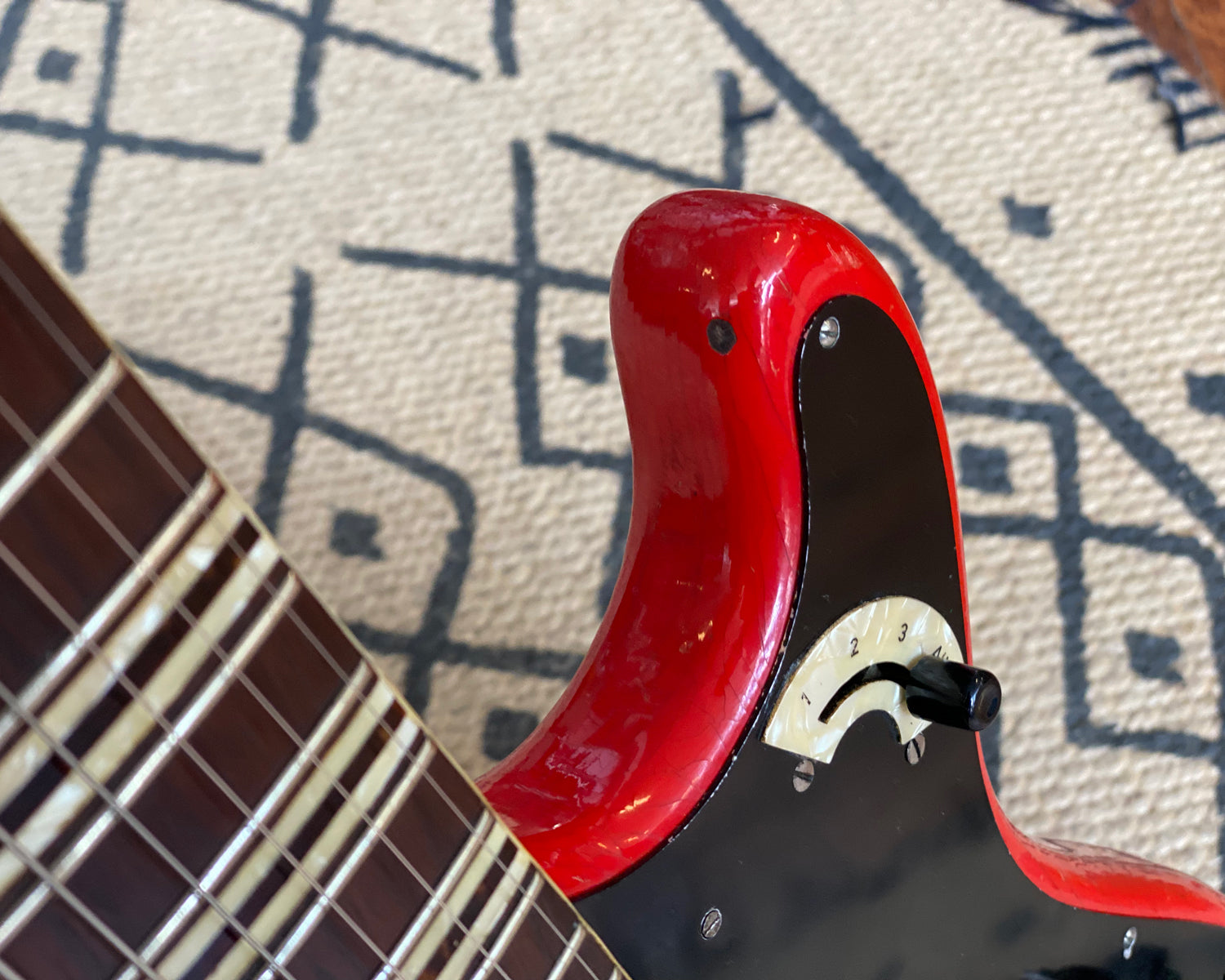 60s Hofner 173 Super Solid III Red w OHSC Found Sound
