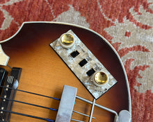 Load image into Gallery viewer, Vintage 1968/1969 Hofner 500/1 Violin Bass / Beatle Bass - Made in Germany (Rare Factory Black Neck) w/ HSC
