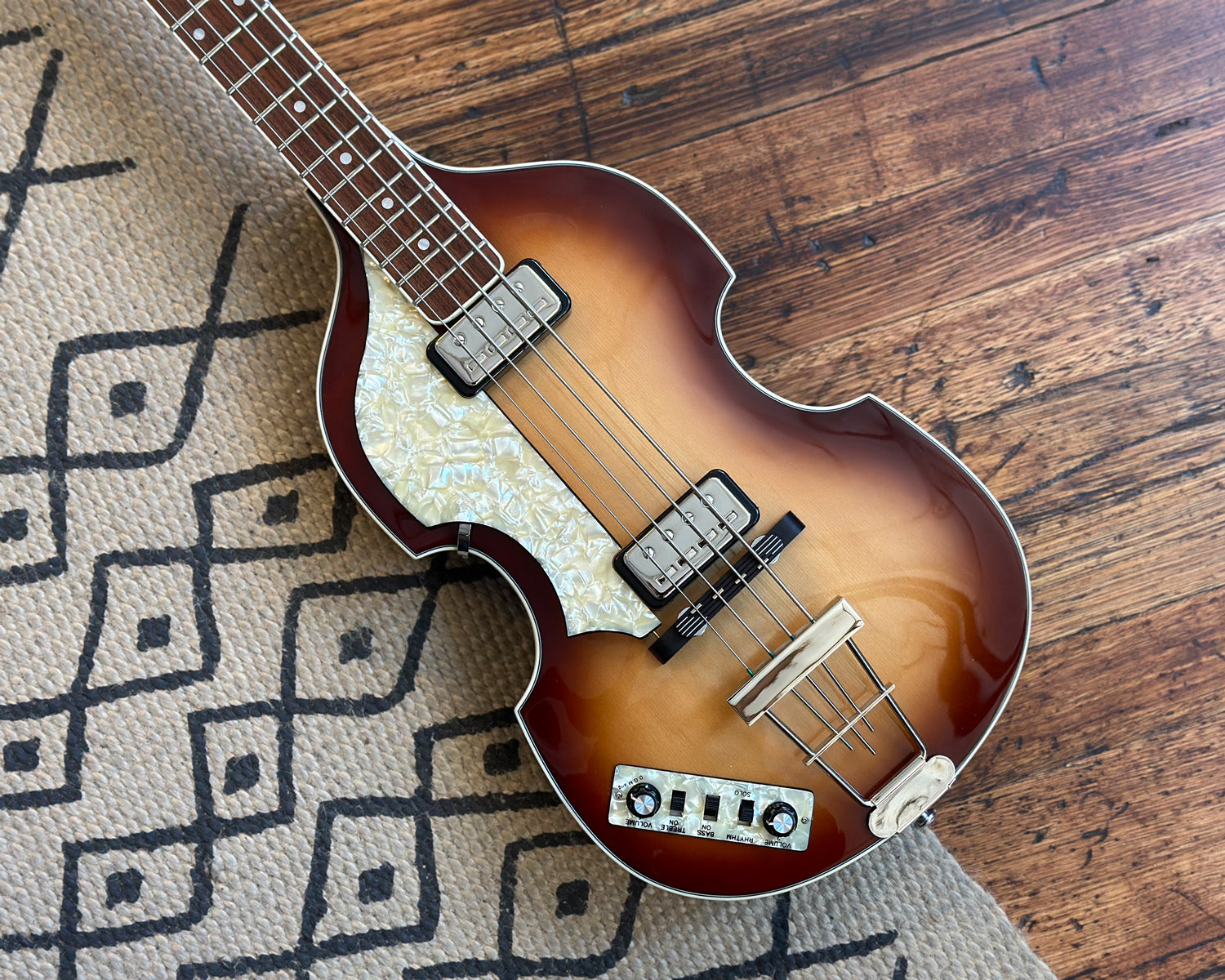 Left Handed Höfner Contemporary Series HCT-500/1 - Brown Sunburst