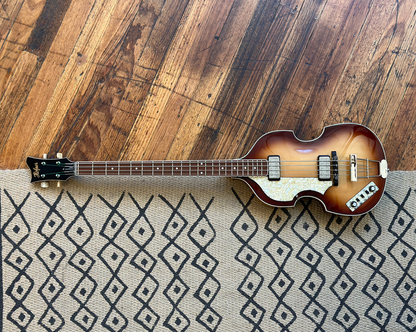 Left Handed Höfner Contemporary Series HCT-500/1 - Brown Sunburst