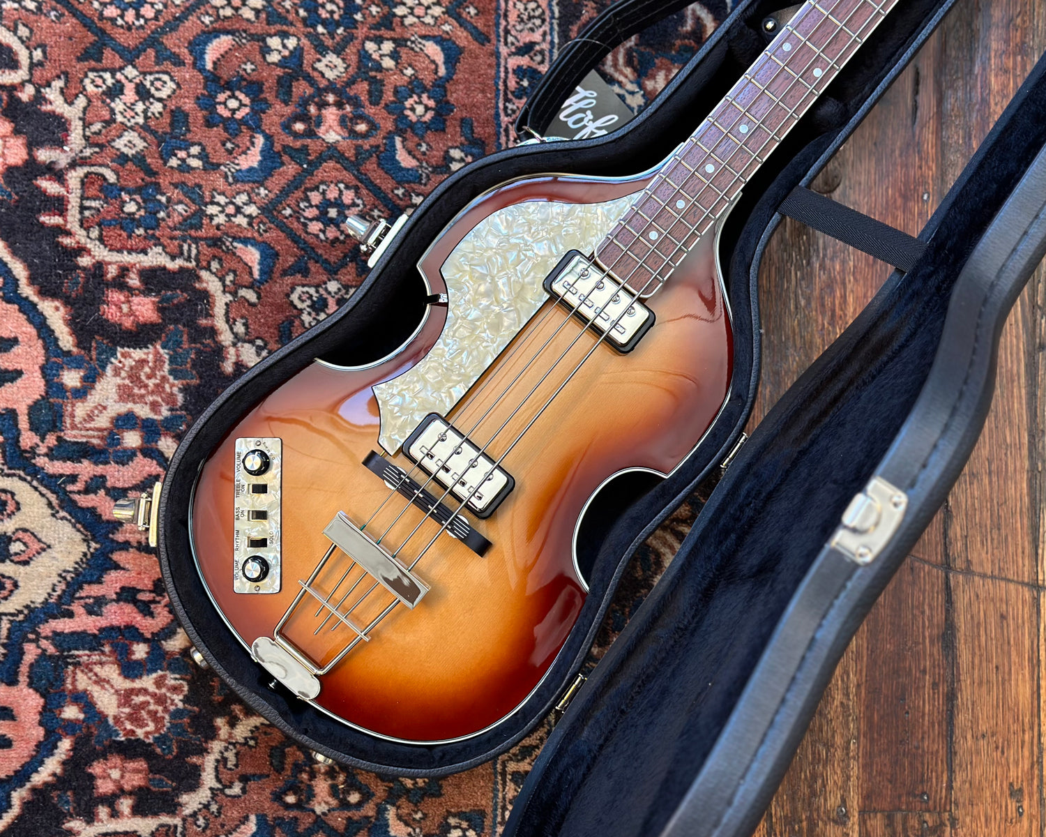 Left Handed Höfner Contemporary Series HCT-500/1 - Brown Sunburst