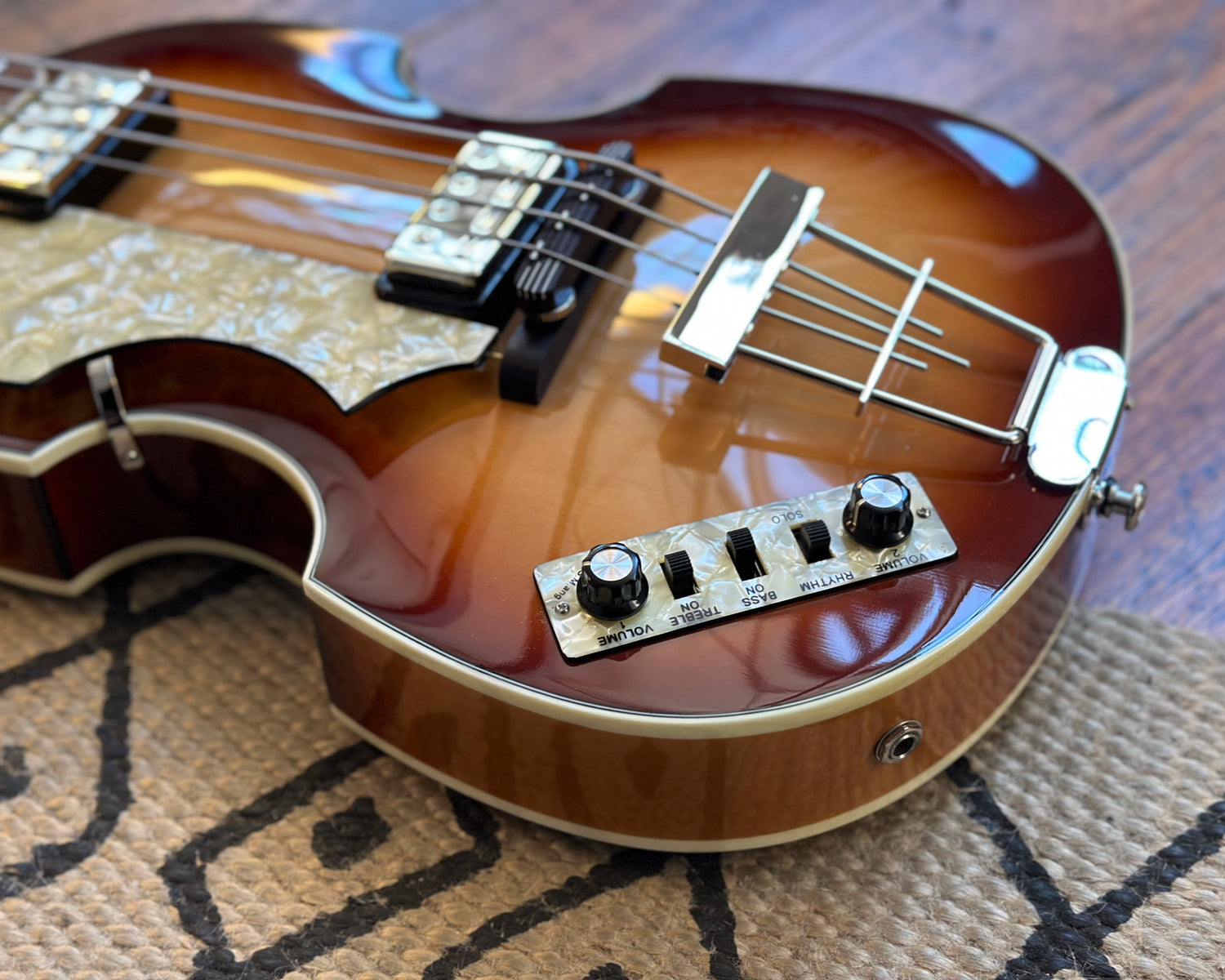 Left Handed Höfner Contemporary Series HCT-500/1 - Brown Sunburst
