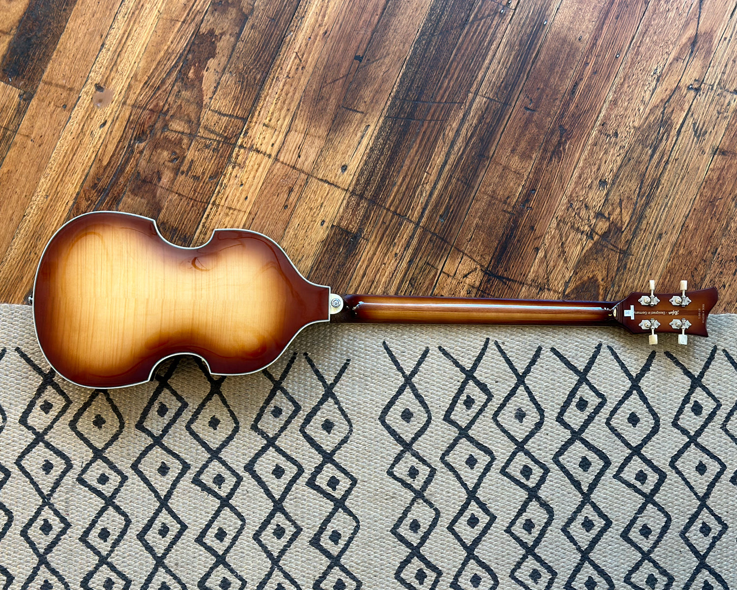 Left Handed Höfner Contemporary Series HCT-500/1 - Brown Sunburst