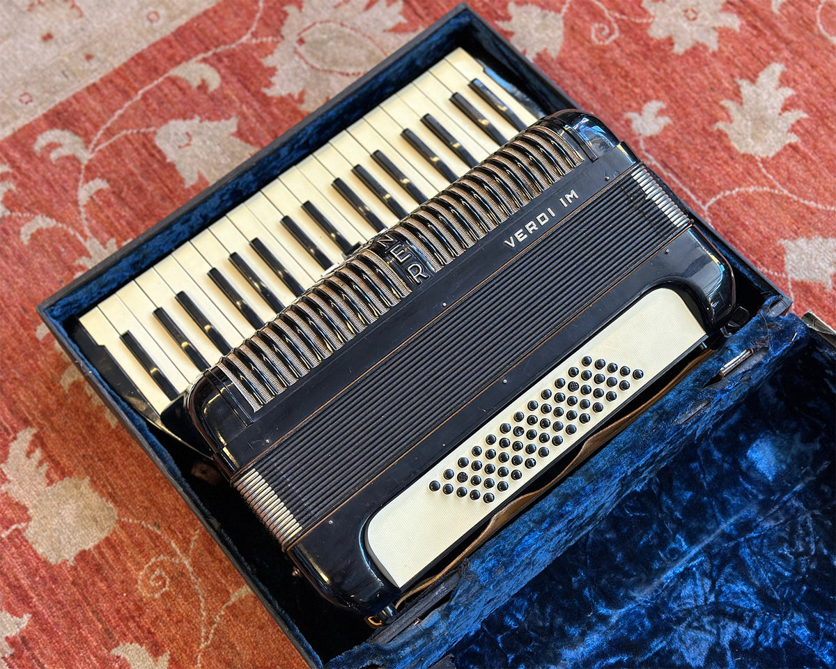 Vintage Hohner Verdi IM Piano Accordion