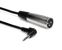 Load image into Gallery viewer, Hosa Technology XVM105M Right-Angle 3.5mm TRS to XLR(M) Microphone Cable (5ft)
