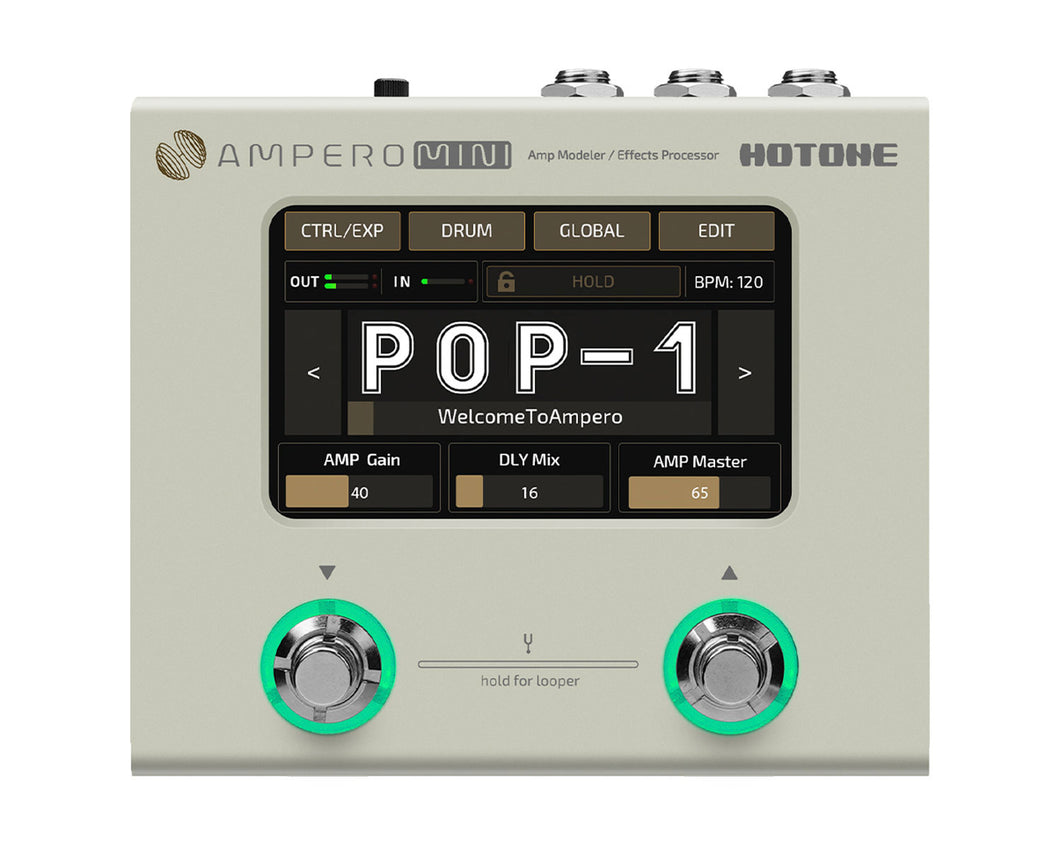 Hotone Ampero Mini Multi-Effects Pedal