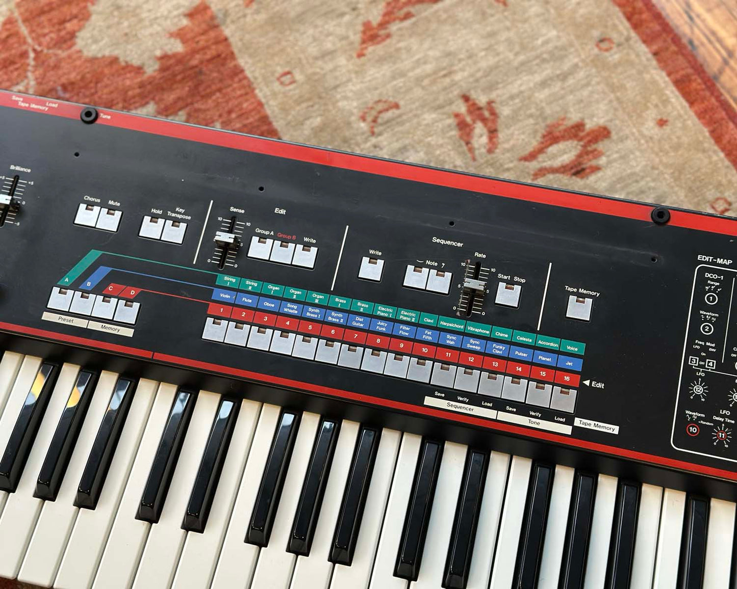 Vintage Roland JX-3P with KIWI-3P Mod