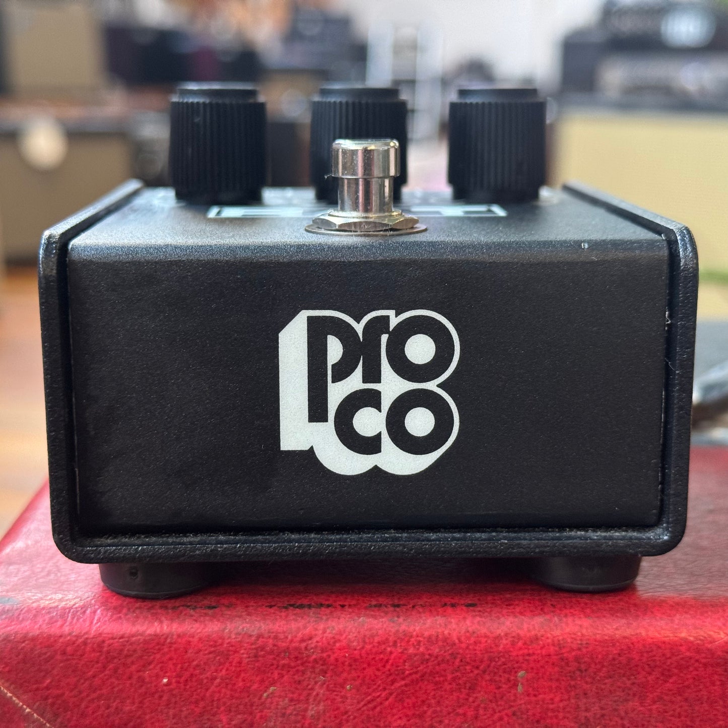 Pro Co White Face RAT RAT2 Flat Top LED Distortion Pedal
