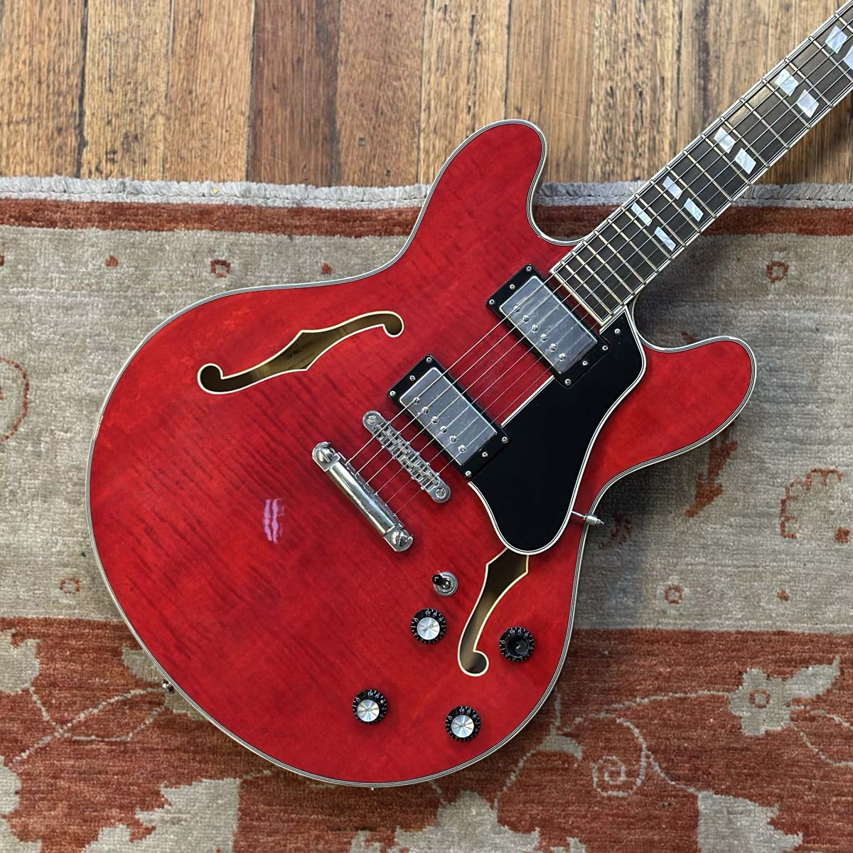 Eastman T486-RD Semi-Hollow Electric w/OHSC