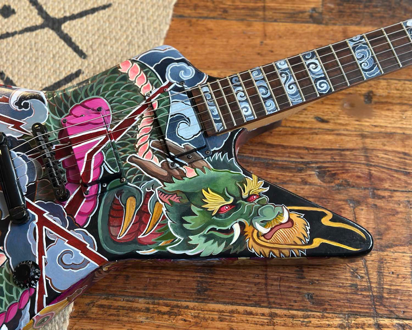 Kramer Imperial Explorer - Custom Paint by Declan Tiger
