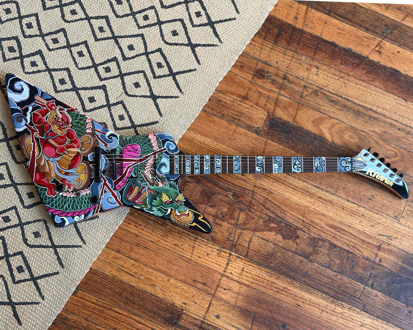 Kramer Imperial Explorer - Custom Paint by Declan Tiger