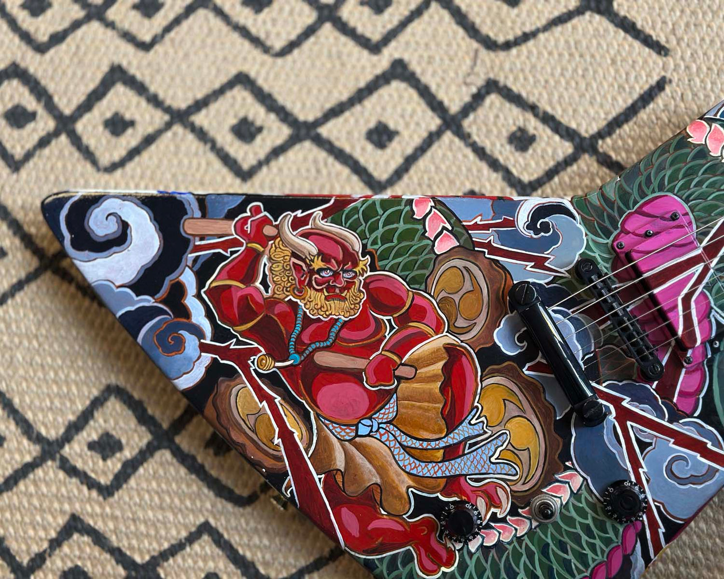 Kramer Imperial Explorer - Custom Paint by Declan Tiger