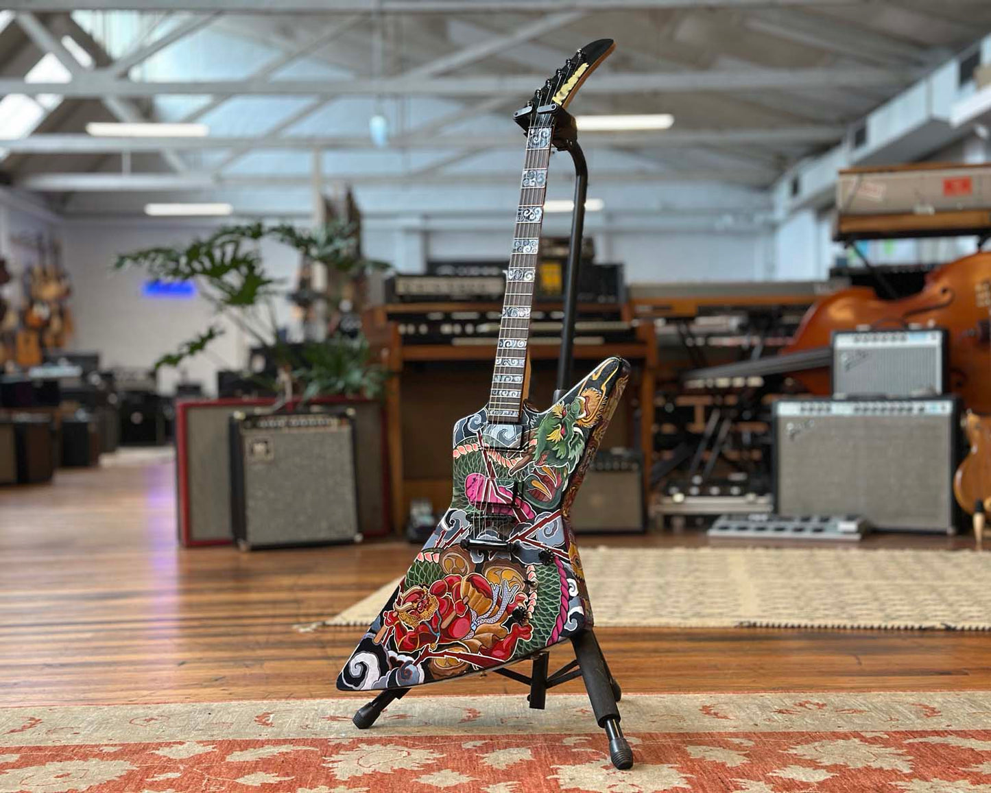 Kramer Imperial Explorer - Custom Paint by Declan Tiger