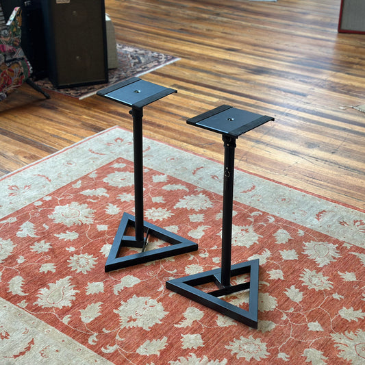 On Stage Stands SMS6000-P Aluminium Studio Monitor Stands Pair w/ Triangular Base