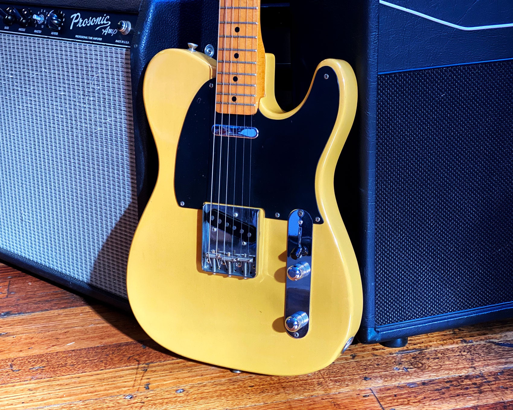 91 Fernandes Telecaster TE-1 - Fujigen TL52-Style - Butterscotch