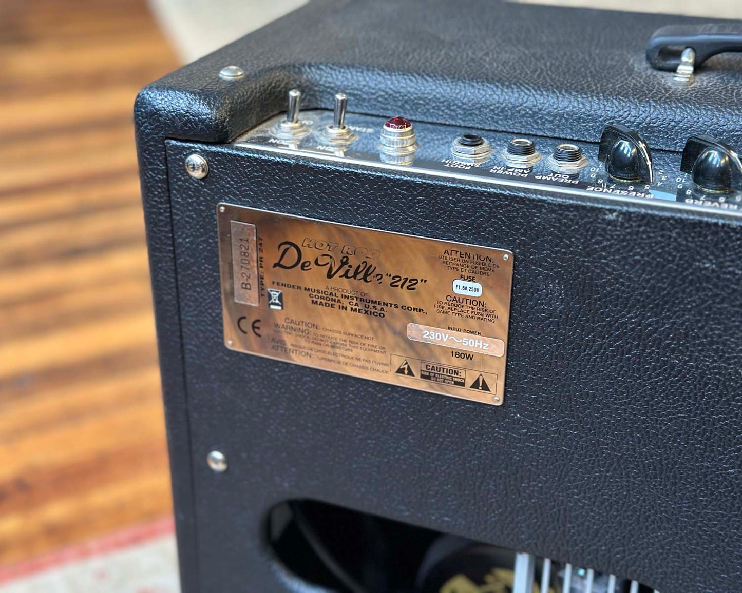 Fender Hot Rod DeVille 212 60 Watt 2x12" Guitar Amplifier w/Spring Reverb