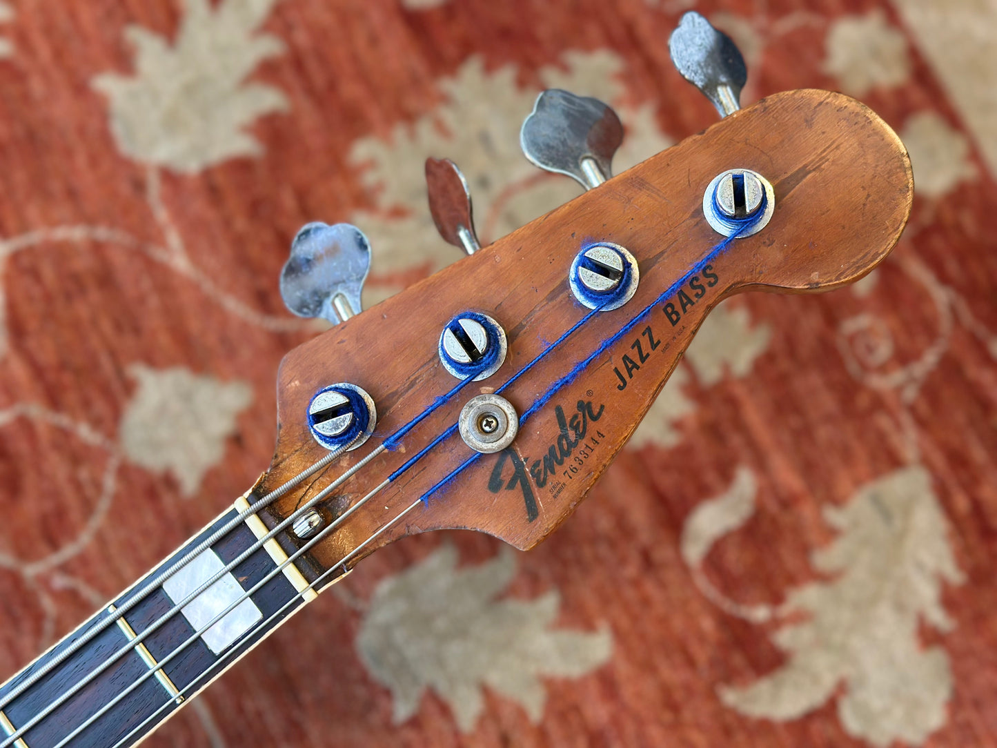 1976 Fender Jazz Bass - Sunburst - 4.6kg