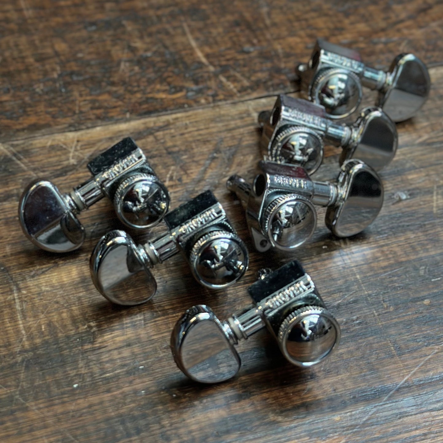 Grover Roto-Grip 18:1 Locking Machine Heads - Chrome