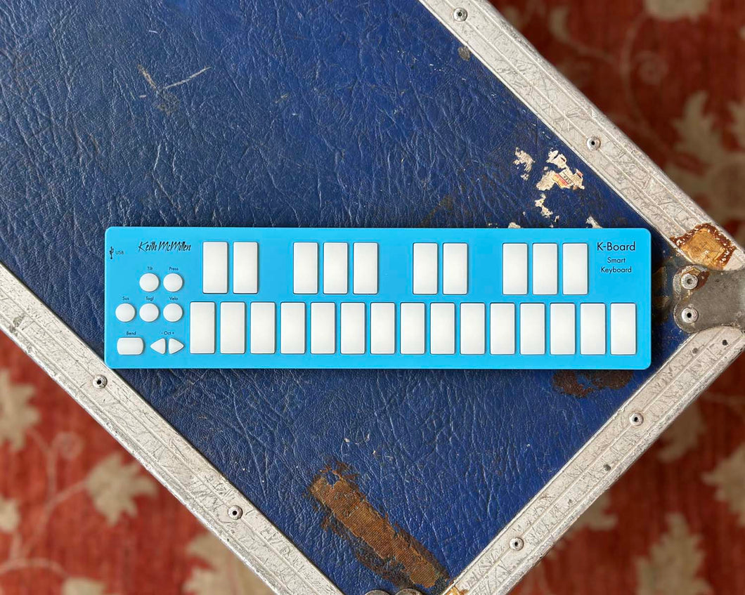 Keith McMillen Instruments K-Board-C Mini MPE MIDI Keyboard Controller - Aqua