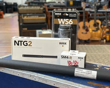 Load image into Gallery viewer, Rode NTG-2 Shotgun Microphone w/ Shockmount and Windshield
