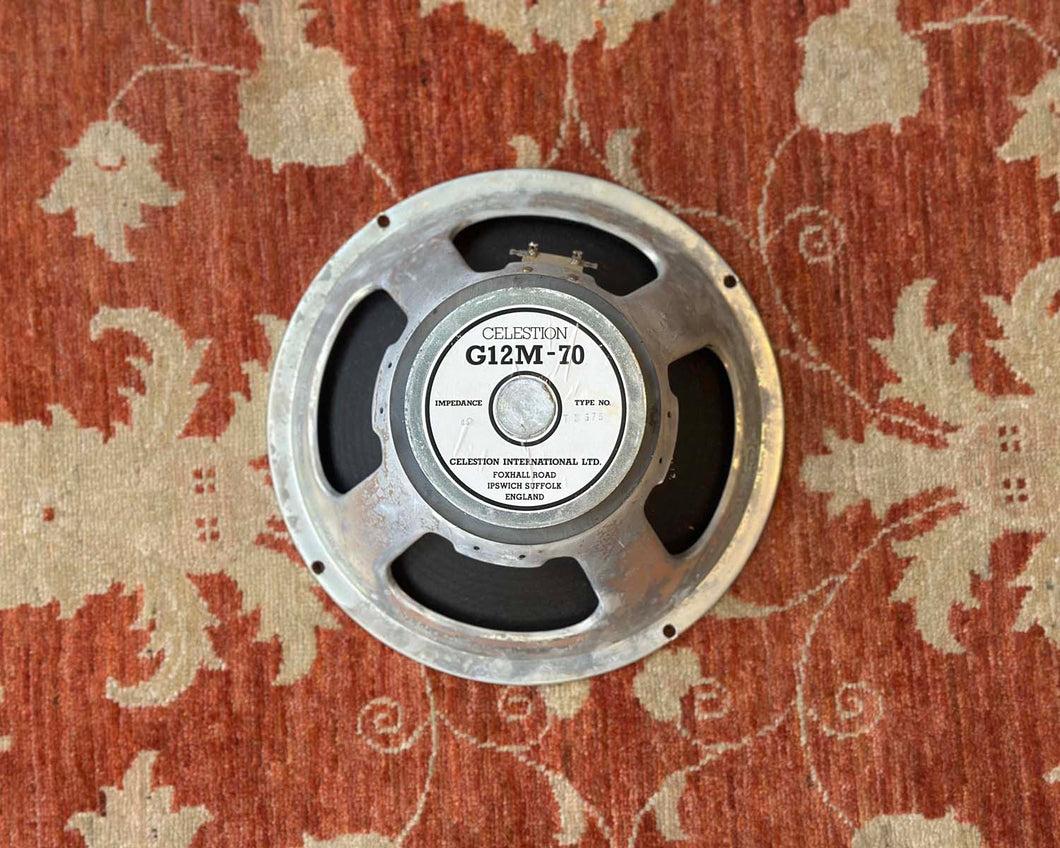 1985 Celestion G12M-70 4Ω 12