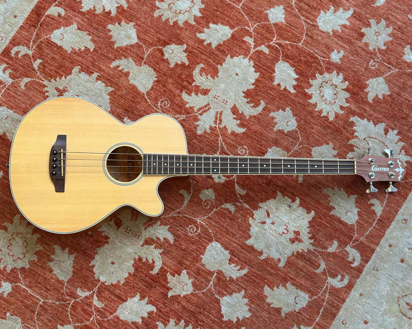 Crafter BA400EQ/N Acoustic Electric Bass Guitar