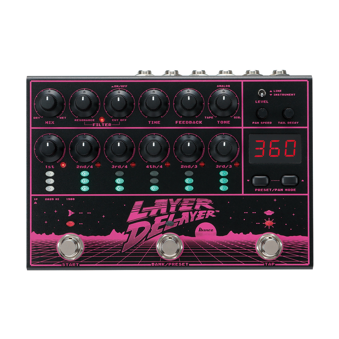 Ibanez LD303 Layer Delayer Multi Head Delay Pedal