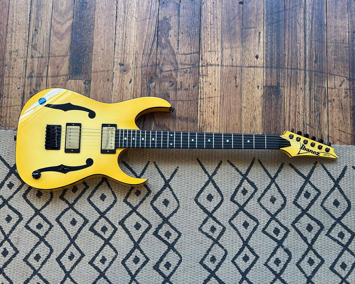 Ibanez PGM1000T Custom Shop Paul Gilbert Artist Signature - Aged Cream Burst