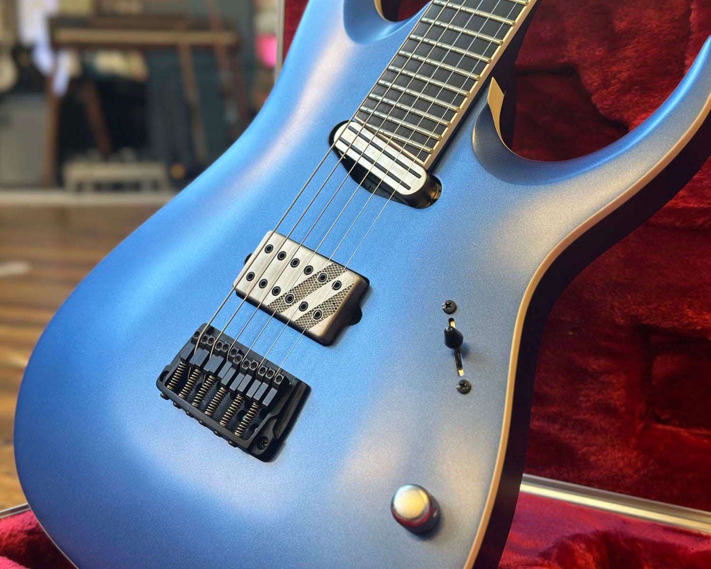 Ibanez Prestige JBM9999 AMM Jake Bowen (Periphery) Signature 27 Fret - Azure Mettalic Matte