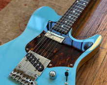Load image into Gallery viewer, Tom Quayle Signature Ibanez TQMS1 Electric Guitar - Celeste Blue w/Original Hard Shell Case

