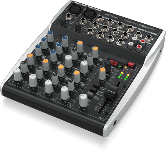 Behringer XENYX 1002SFX 10 Channel Mixer w/USB & Effects
