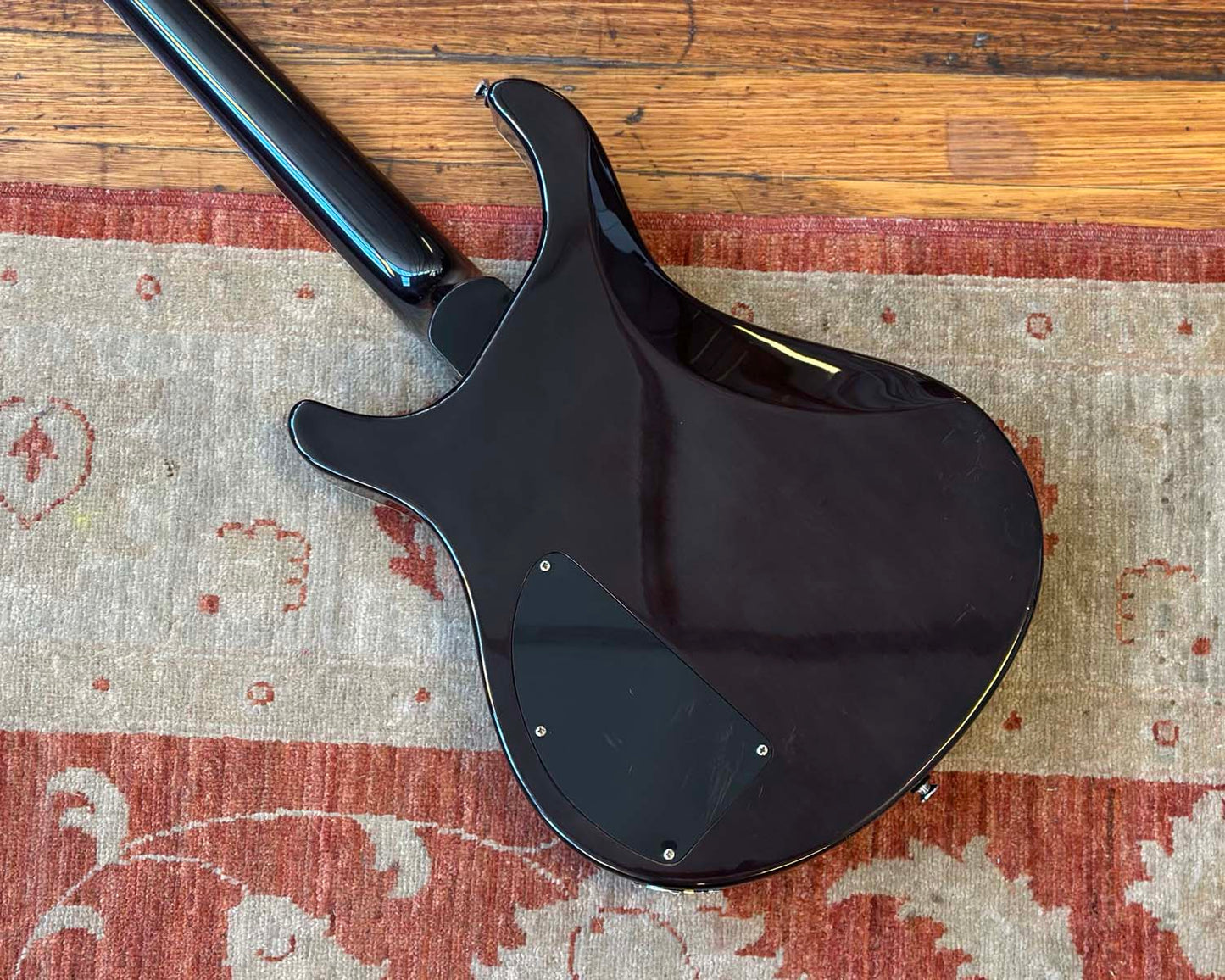 Indie Guitar Co. Studio Thru PRS Style - Charcoal Flame Maple