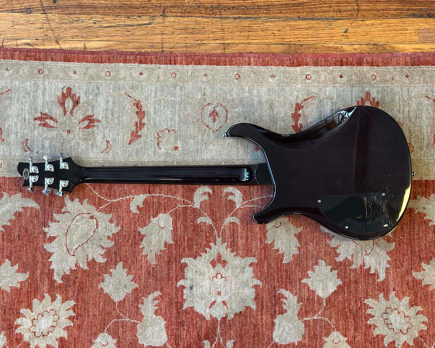 Indie Guitar Co. Studio Thru PRS Style - Charcoal Flame Maple