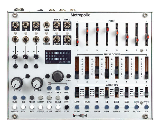 Intellijel Metropolix Solo Desktop Multitrack MIDI and CV Musical Sequencer