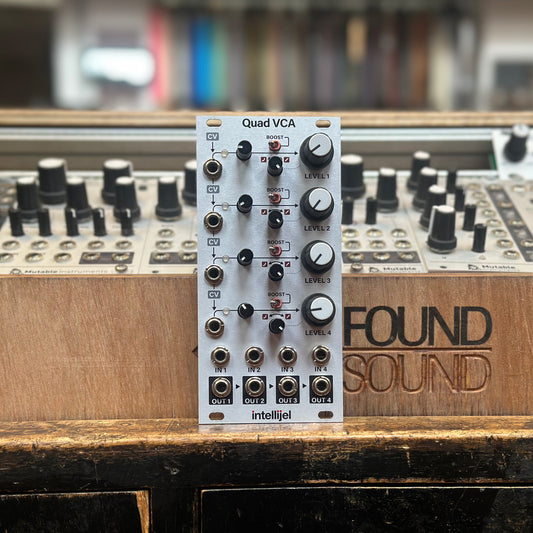 Intellijel Quad VCA Quad Voltage Controlled Amplifier and Cascaded Mixer
