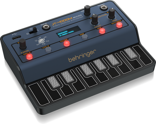 Behringer JT4000 Micro 4-Voice Portable Hybrid Synth w/ Analog Filter & Arpeggiator